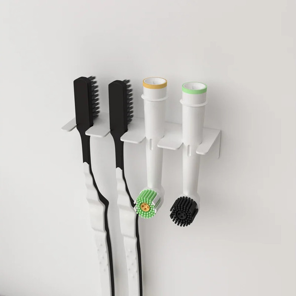 Изображение товара Держатель для зубной щетки Rexant 38-0696 (белый)