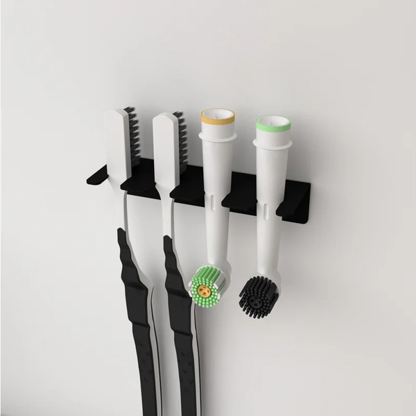 Изображение товара Держатель для зубной щетки Rexant 38-0695 (черный)