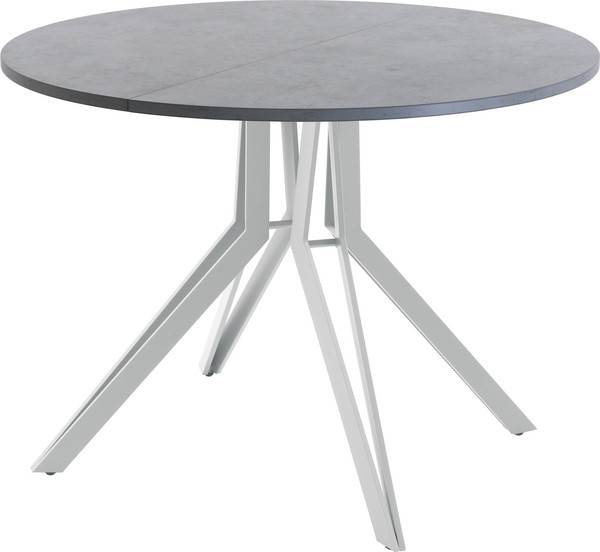 Изображение товара Обеденный стол AMC Elite / Е21(800) D1 (серебро/бетон чикаго светло-серый)