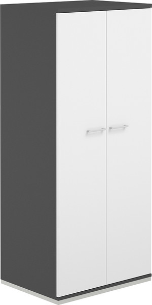 Шкаф Norden 80х40х183.3 / AG.221.AN.AN.WH (антрацит/антрацит/белый) — фото 3