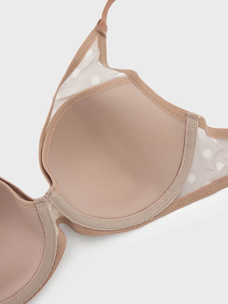 Изображение товара Бюстгальтер Mark Formelle 512464 (р.75A, горохи на фраппе)