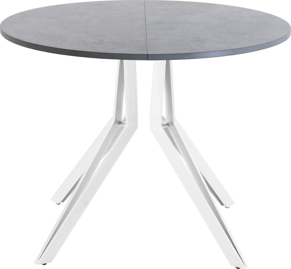 Изображение товара Обеденный стол AMC Elite / Е21(800) D1 (белый/бетон чикаго светло-серый)