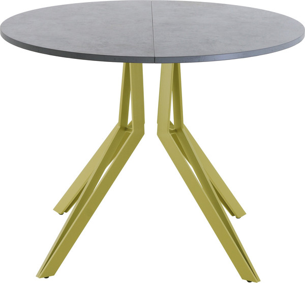 Изображение товара Обеденный стол AMC Elite / Е21(800) D1 (золото/бетон чикаго светло-серый)