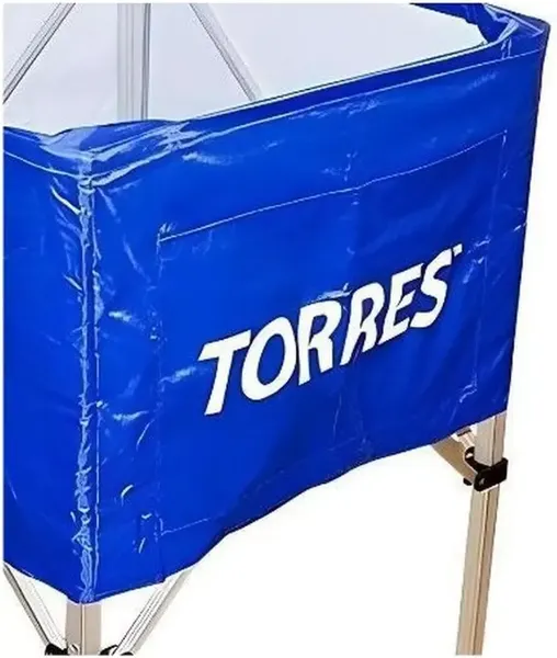 Изображение товара Тележка для волейбольных мячей Torres S11022 (синий/белый)