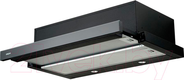 Изображение товара Вытяжка телескопическая Akpo Light Eco Twin 50 WK-7 (черный)