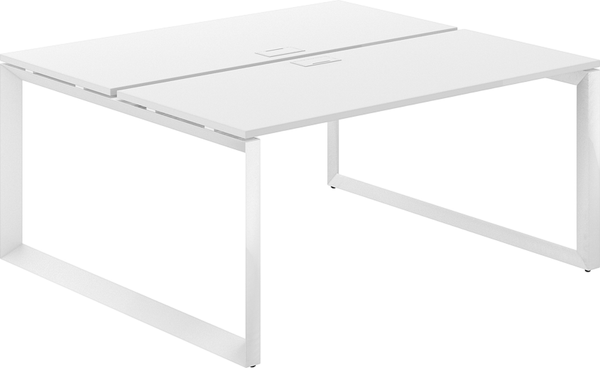 Изображение товара Комплект письменных столов Norden 160х143.8х75 / PR.246.WH.O59.WH (белый/белый)