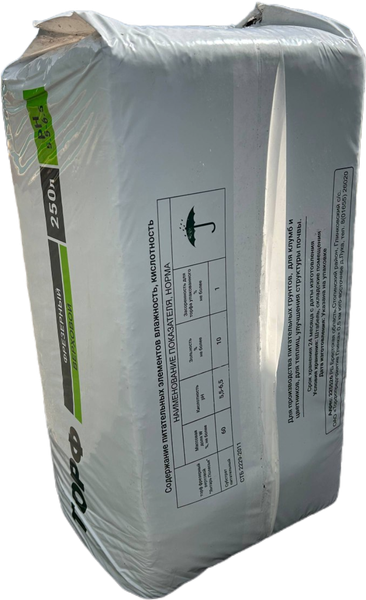 Изображение товара Торфяной грунт Glinka Верховой фрезерный рН 5.5-6.5 (250л)
