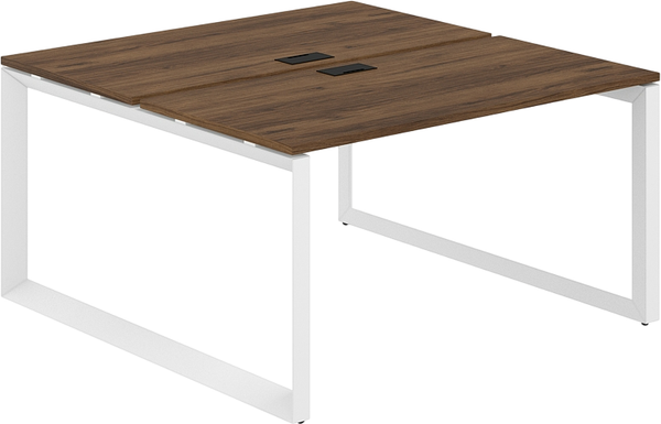 Изображение товара Комплект письменных столов Norden 140х143.8х75 / PR.245.DM.O59.WH (белый/дуб модена)