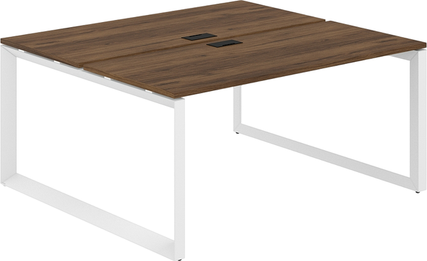 Изображение товара Комплект письменных столов Norden 160х143.8х75 / PR.246.DM.O59.WH (белый/дуб модена)