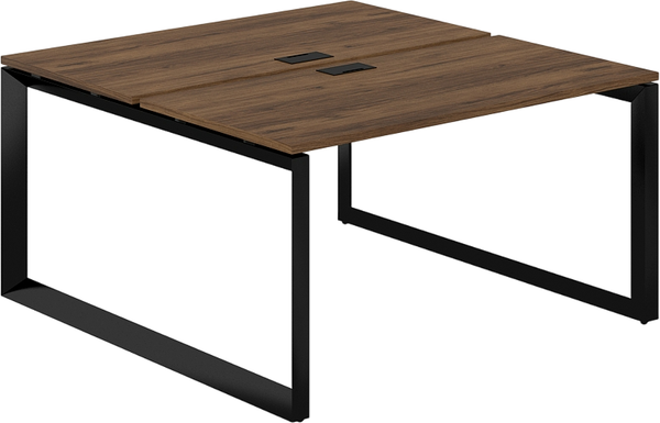 Изображение товара Комплект письменных столов Norden 140х143.8х75 / PR.245.DM.O59.BL (черный/дуб модена)