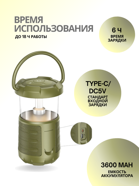 Изображение товара Фонарь XO F49 (зеленый)