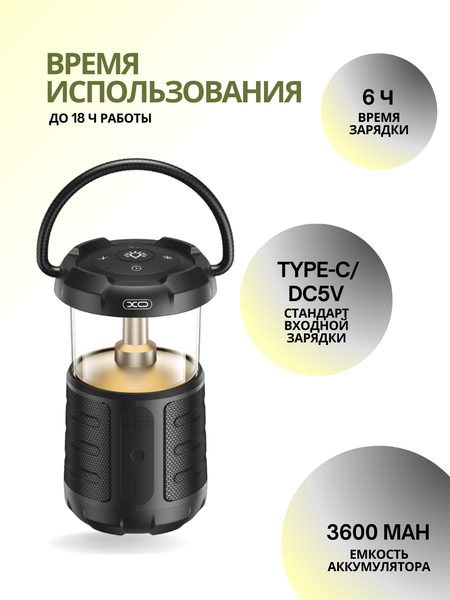 Изображение товара Фонарь XO F49 (черный)