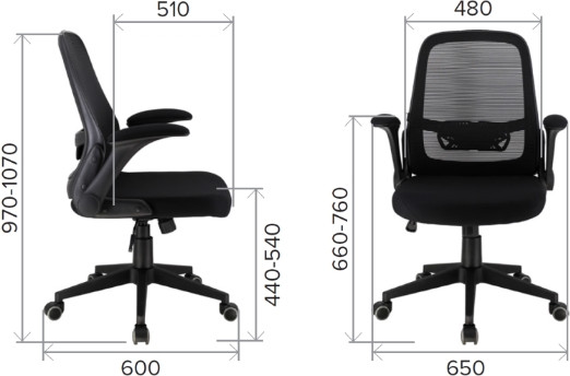 Изображение товара Кресло офисное Everprof EP-400 (сетка черный)