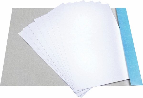 Изображение товара Набор белого картона Пифагор Немелованный Мишка на сноуборде / 129904 (8л)