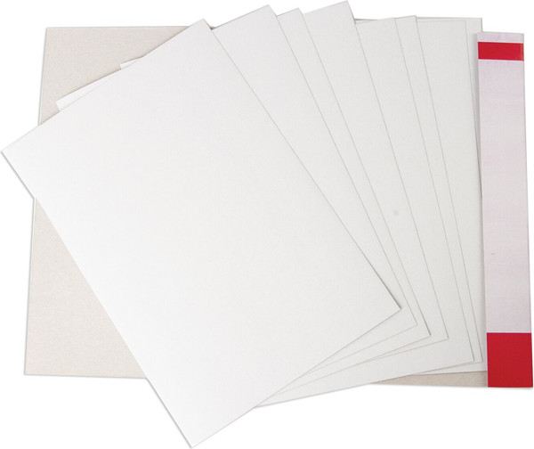 Изображение товара Набор белого картона Brauberg Немелованный Лодочка / 129906 (8л)