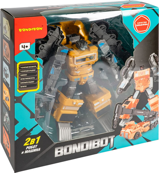 Изображение товара Робот-трансформер Bondibon Bondibot / ВВ6650