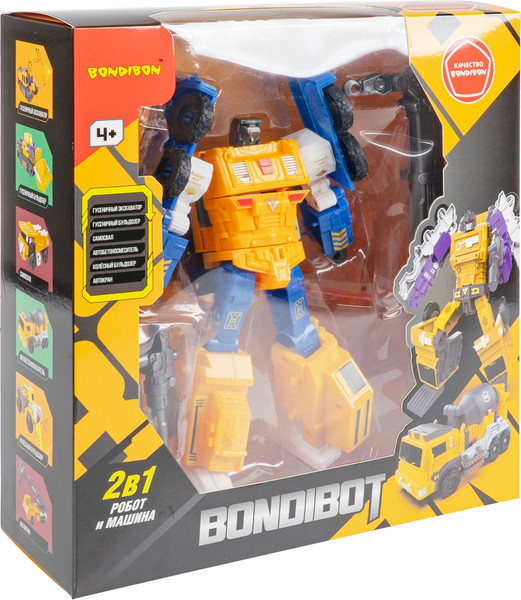 Изображение товара Робот-трансформер Bondibon Bondibot / ВВ6654