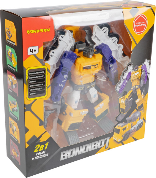 Изображение товара Робот-трансформер Bondibon Bondibot / ВВ6656