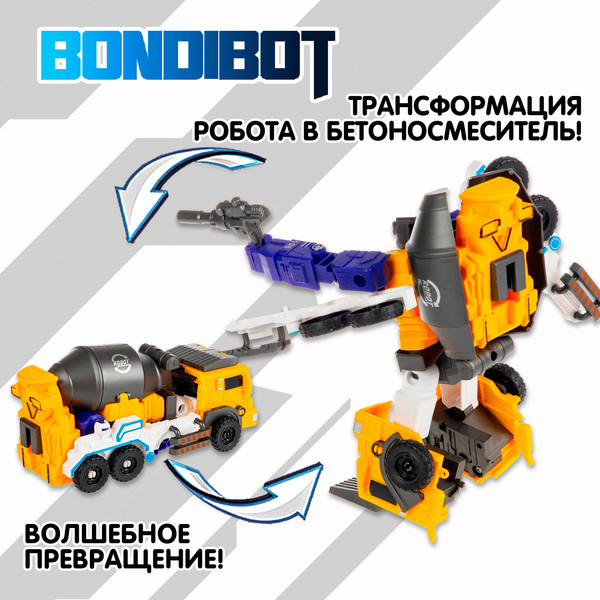 Изображение товара Робот-трансформер Bondibon Bondibot / ВВ6656