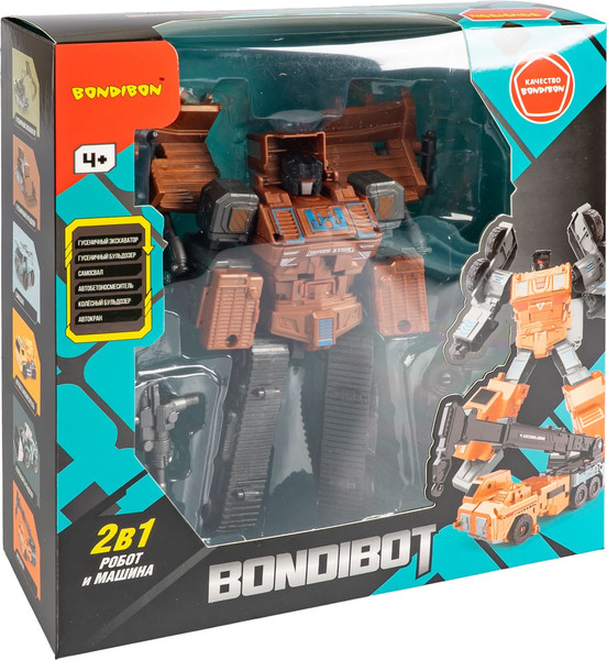 Изображение товара Робот-трансформер Bondibon Bondibot / ВВ6649