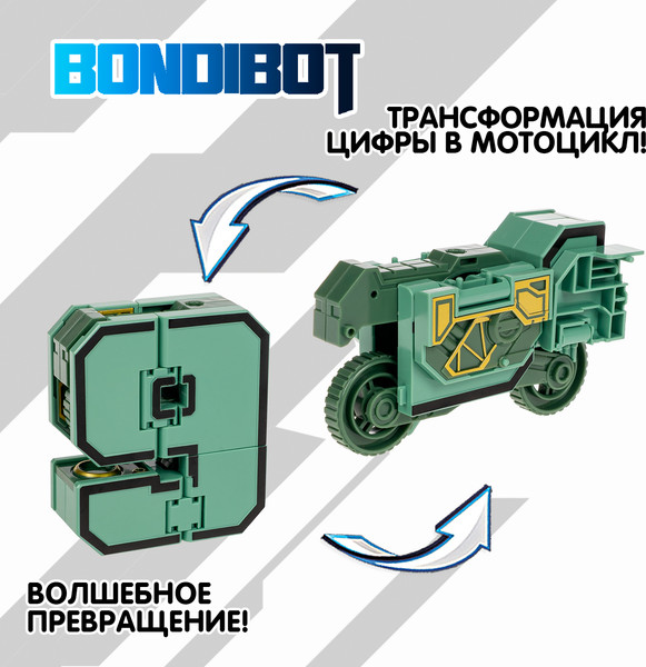 Изображение товара Робот-трансформер Bondibon Bondibot YB188-43E / ВВ6609