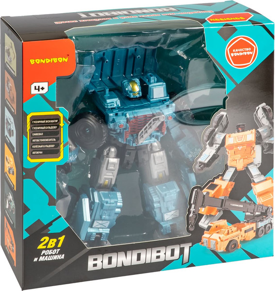 Изображение товара Робот-трансформер Bondibon Bondibot / ВВ6645