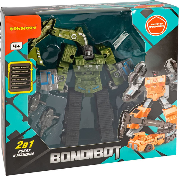 Изображение товара Робот-трансформер Bondibon Bondibot / ВВ6647