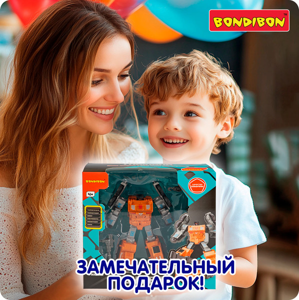 Изображение товара Робот-трансформер Bondibon Bondibot / ВВ6648