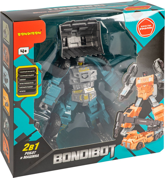Изображение товара Робот-трансформер Bondibon Bondibot / ВВ6646