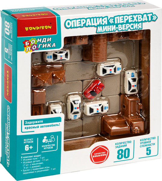 Изображение товара Игра-головоломка Bondibon БондиЛогика Операция Перехват / ВВ6556