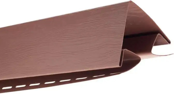 Изображение товара Угол для сайдинга Альта-профиль Наружный Т-12 ВН (3м, красно-коричневый)