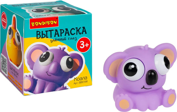 Изображение товара Сквиш Bondibon Вытараска-коала, улетный глаз / ВВ6598