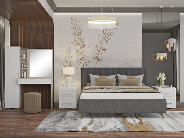 Изображение товара Туалетный столик Премиум Флоренция (бодега светлый/скала айс)