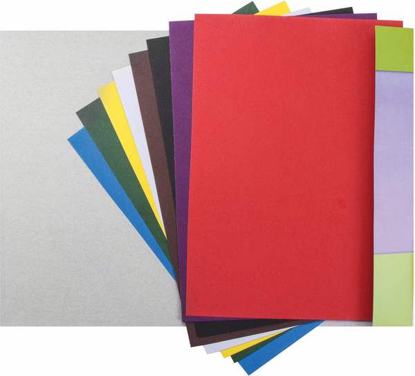 Изображение товара Набор цветного картона Юнландия Немелованный Веселый Жираф / 129568 (8л)