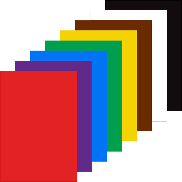 Изображение товара Набор цветного картона Юнландия Немелованный Веселый Жираф / 129568 (8л)