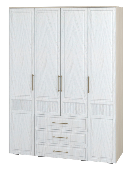 Изображение товара Шкаф Премиум Флоренция четырехстворчатый (бодега светлый/скала айс)