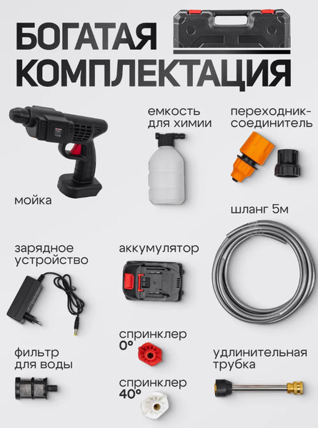 Изображение товара Мойка высокого давления Forsage F-PG001 (62609)