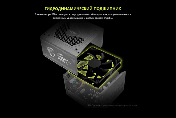 Изображение товара Блок питания для компьютера MSI MAG A850GL PCIE5