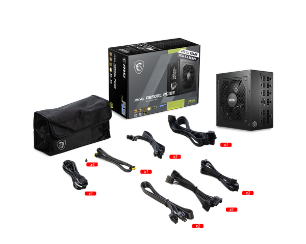 Изображение товара Блок питания для компьютера MSI MAG A850GL PCIE5