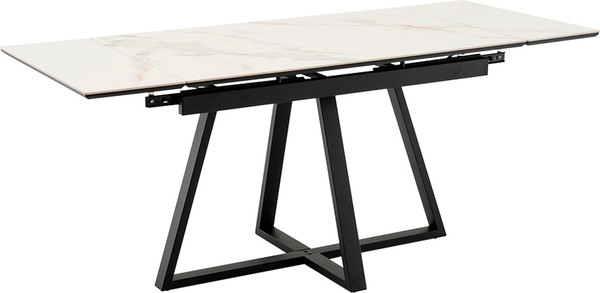 Изображение товара Обеденный стол Stool Group Кассика 120x80 / SO 267-85210 (белый/черный)