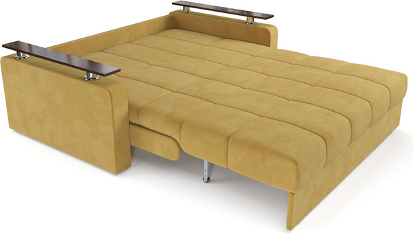 Изображение товара Диван Mebel-Ars Аккордеон Бакли НПБ 120x200 (Cabrio 27 желтый)