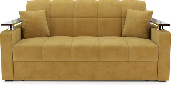 Изображение товара Диван Mebel-Ars Аккордеон Бакли НПБ 120x200 (Cabrio 27 желтый)