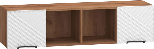 Изображение товара Полка Премиум Оливия навесная (дуб крафт золотой/белый софт)