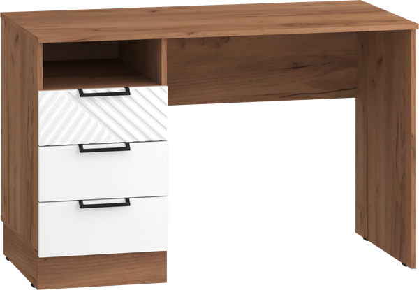 Изображение товара Письменный стол Премиум Амелия Оливия (дуб крафт золотой/белый софт)