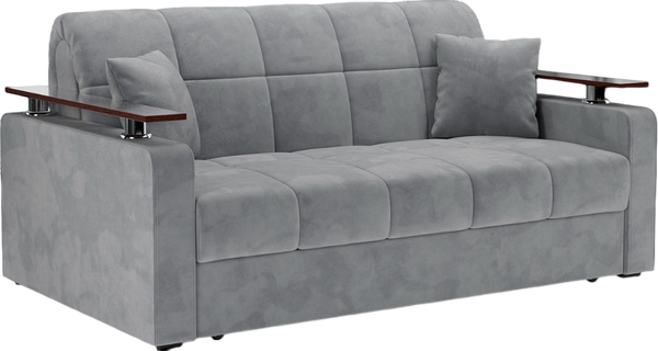 Изображение товара Диван Mebel-Ars Аккордеон Бакли НПБ 120x200 (Vivaldi темно-серый)