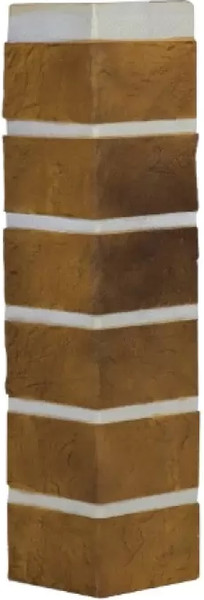 Изображение товара Угол для фасадной панели Альта-профиль Наружный Кирпич рустикальный 05 (0.47x0.1x0.028м)