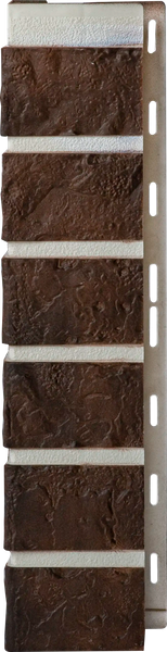 Изображение товара Угол для фасадной панели Альта-профиль Наружный Кирпич рустикальный 06 (0.47x0.1x0.028м)