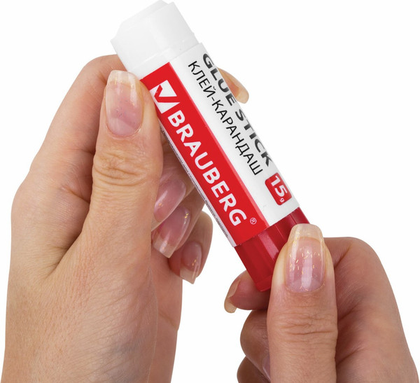 Изображение товара Клей-карандаш Brauberg PVP 15 г + клей PVA блистер / 271980 (125г)