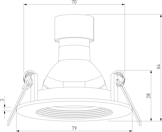 Изображение товара Точечный светильник Elektrostandard City 25054/01 (белый)