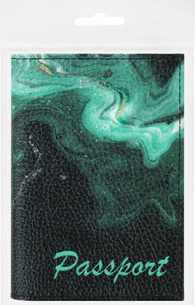 Изображение товара Обложка на паспорт Brauberg Дым / 238869 (черный)